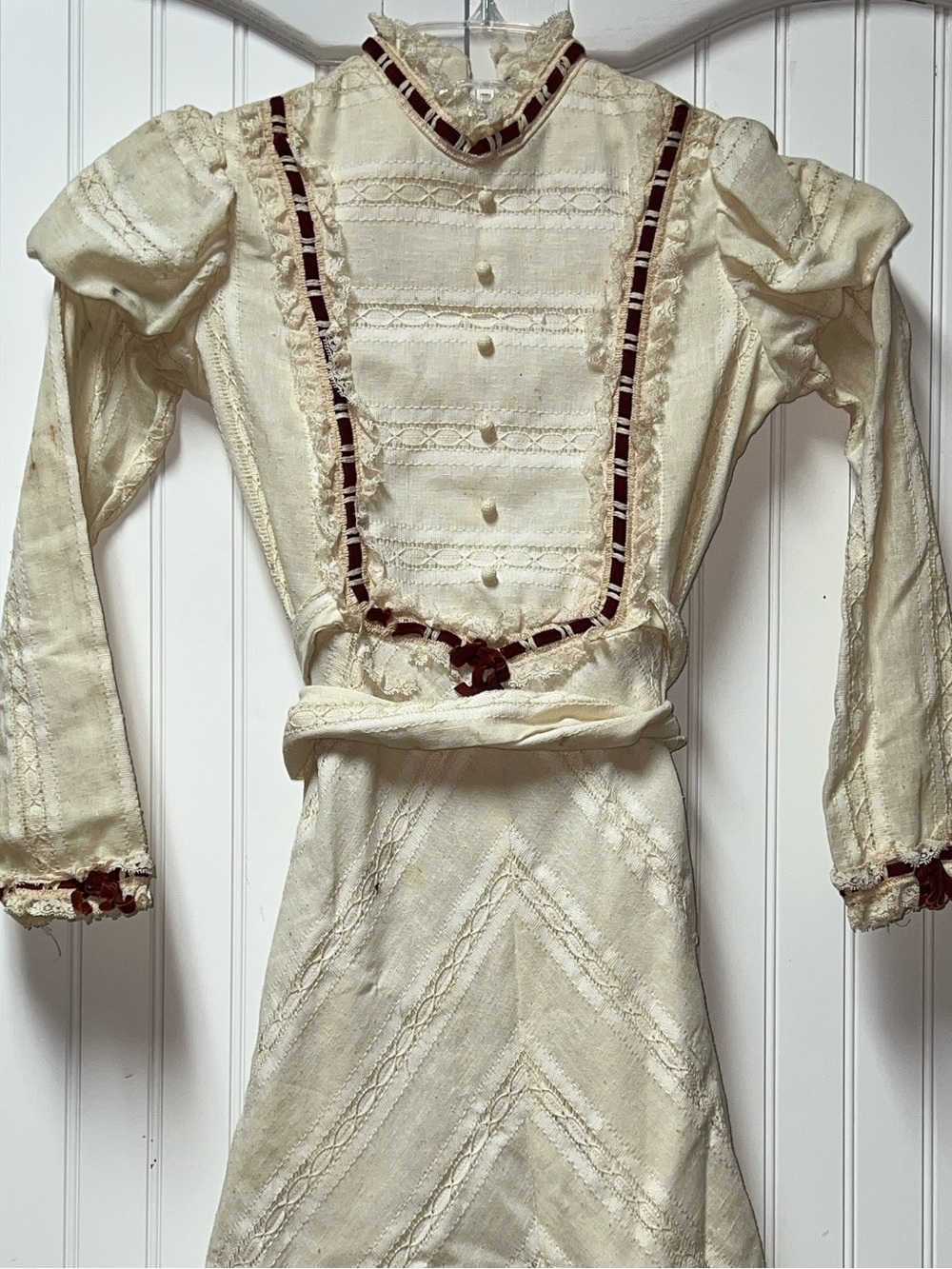 Dorissa of Miami Edwardian Style Dress S Vintage - Picture 5 of 5